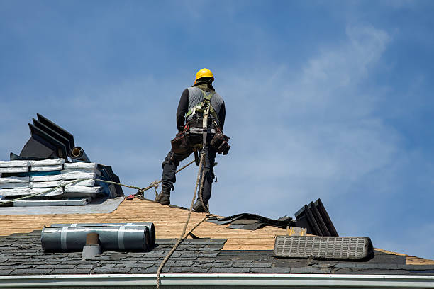 Professional Roof Replacement technician working in Greenland, NH